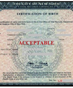 BIRTH CERTIFICATES